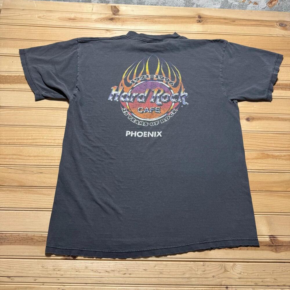 1996 Hard Rock Cafe Phoenix 25 Years Of Rock Graphic T Shirt